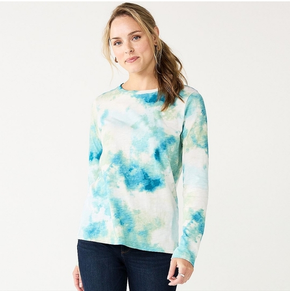 SONOMA | Everyday Crewneck Long Sleeve Tee sz L - Picture 4 of 4